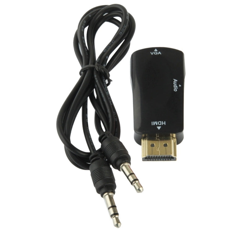 Adattatore audio e HDMI Full HD 1080P da HDMI a VGA per HDTV/monitor/proiettore, HDMI Male to VGA + Audio (Black), HDMI Male to VGA + Audio (White)