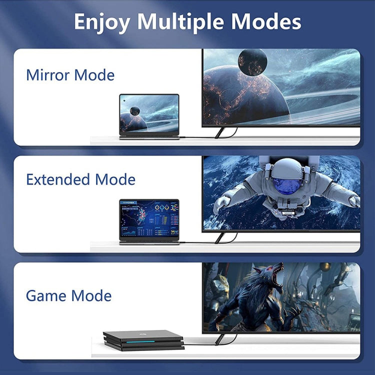 Kit adattatore cavo HDMI Full HD 1080P 3 in 1 (cavo HDMI da 1,5 m + adattatore da HDMI a mini HDMI + adattatore da HDMI a micro HDMI)