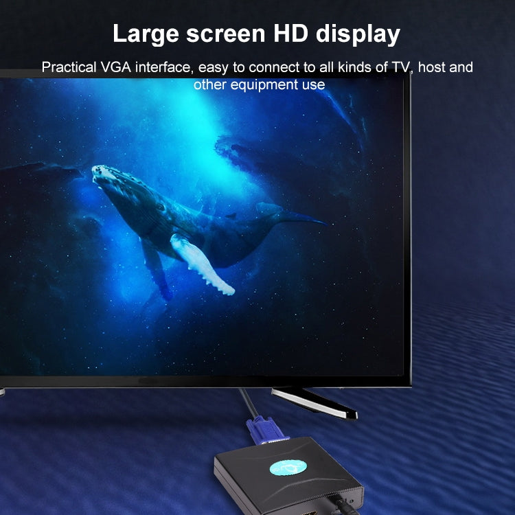 Convertitore da VGA a HDMI con audio (FY1316), VGA to HDMI
