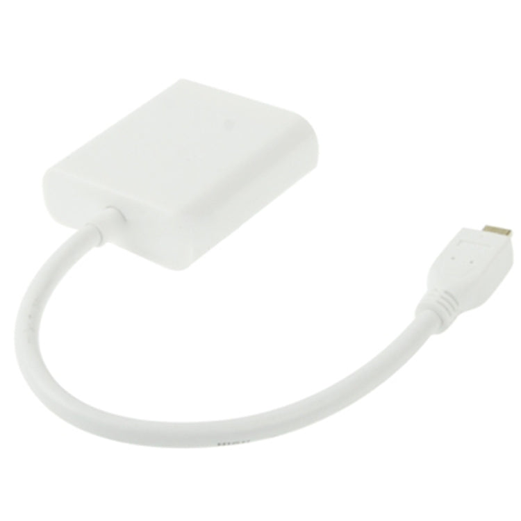 Cavo adattatore video Micro HDMI maschio a VGA femmina da 22 cm, supporto Full HD 1080P, Micro HDMI Male to VGA Female