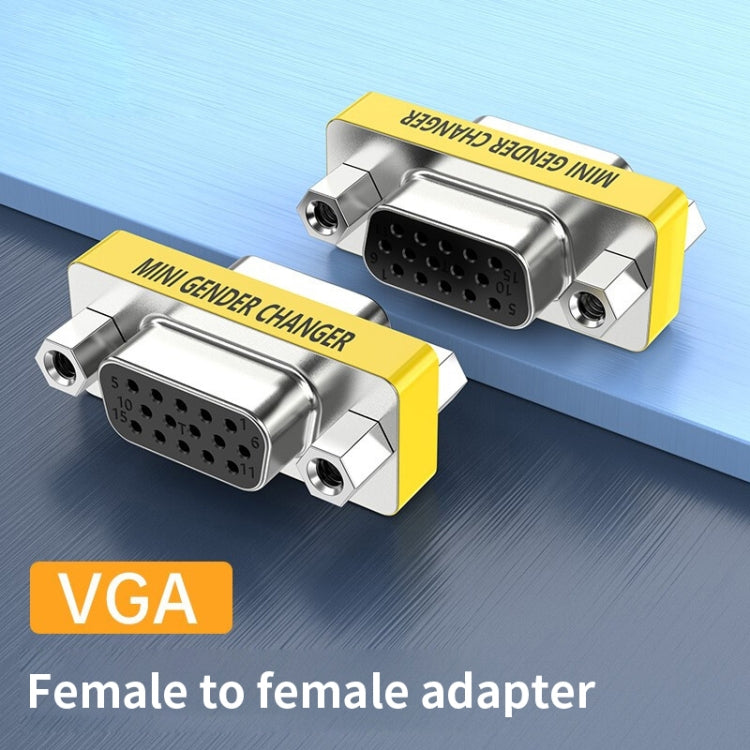Adattatore VGA 15 pin femmina a VGA 15 pin femmina, VGA Female to Female