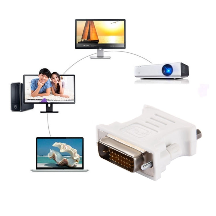Adattatore DVI 24+1 pin maschio a VGA 15 pin femmina, DVI 24+1Pin Male to VGA Female