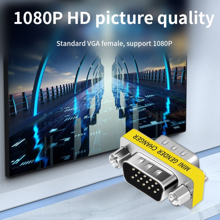 Adattatore VGA 15 pin maschio a VGA 15 pin maschio, VGA Male to Male