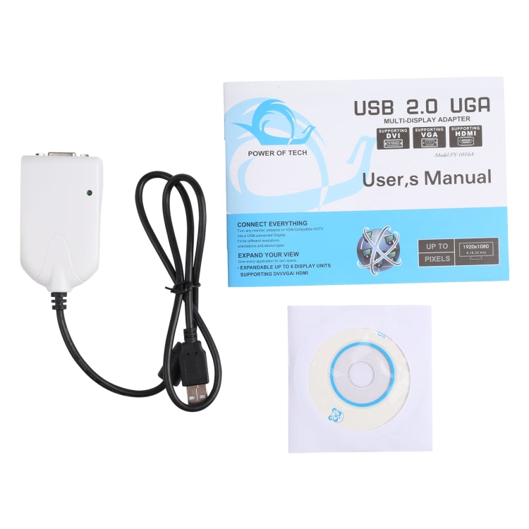 Adattatore multi-monitor/multi-display da USB a VGA, scheda grafica esterna USB 2.0, USB 2.0