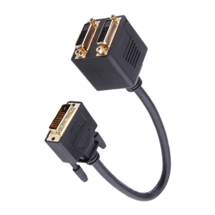 Cavo adattatore 24+1 DVI maschio a 2 DVI femmina, lunghezza: 30 cm, 2 DVI 24+1 Pin Female