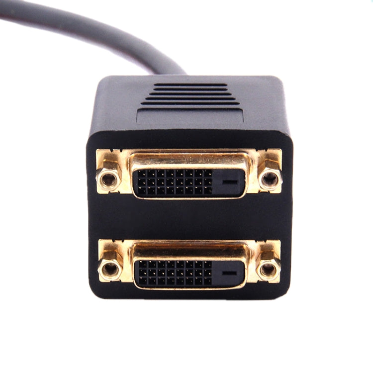 Cavo adattatore 24+1 DVI maschio a 2 DVI femmina, lunghezza: 30 cm, 2 DVI 24+1 Pin Female