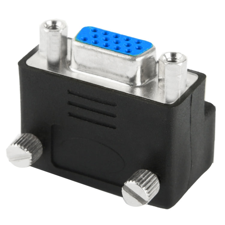 Adattatore VGA da 15 pin maschio a femmina da 90 gradi ad angolo retto, VGA Male to Female