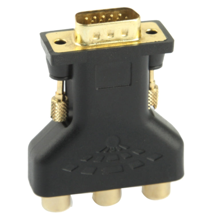 Adattatore VGA da 15 pin maschio a 3 componenti RCA femmina, VGA
