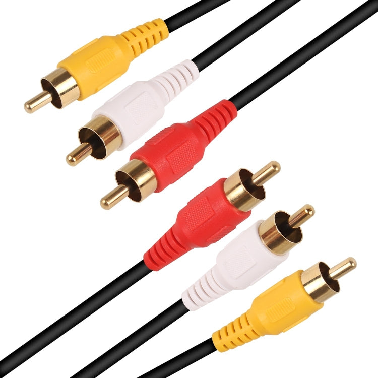 Cavo AV RCA stereo audio video di qualità normale, lunghezza: 3 m, 3 RCA to 3 RCA, Length: 3m