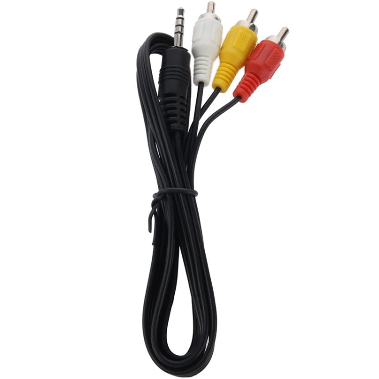 Cavo jack stereo maschio da 3,5 mm a 3 connettori RCA maschi, lunghezza: 75 cm
