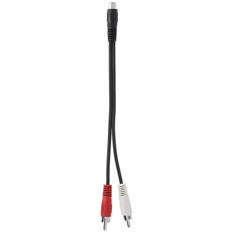 Cavo jack stereo femmina da 3,5 mm a 2 connettori RCA maschio, lunghezza: 38 cm, 3.5mm to 2 RCA Male