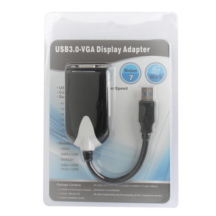 Adattatore display da USB 3.0 a VGA, risoluzione: 1920 x 1080, USB 3.0 (Resolution: 1920 x 1080)