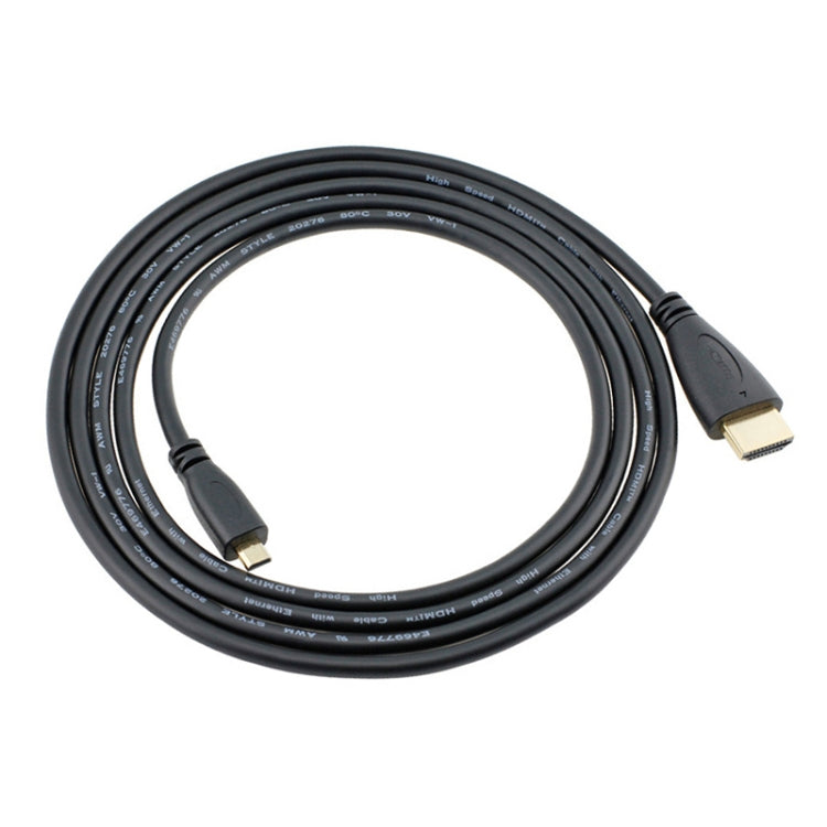Cavo da micro HDMI a HDMI a 19 pin da 1,5 m, versione 1.4, HDMI Male, Length: 1.5m