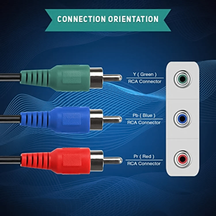 Cavo AV 3 RGB maschio a 3 RGB maschio, lunghezza: 1,5 m