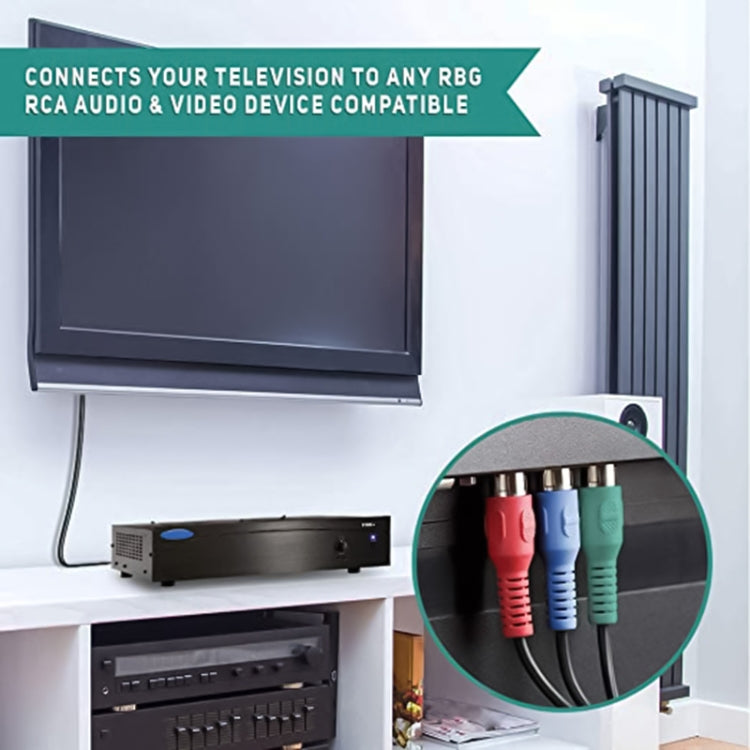 Cavo AV 3 RGB maschio a 3 RGB maschio, lunghezza: 1,5 m