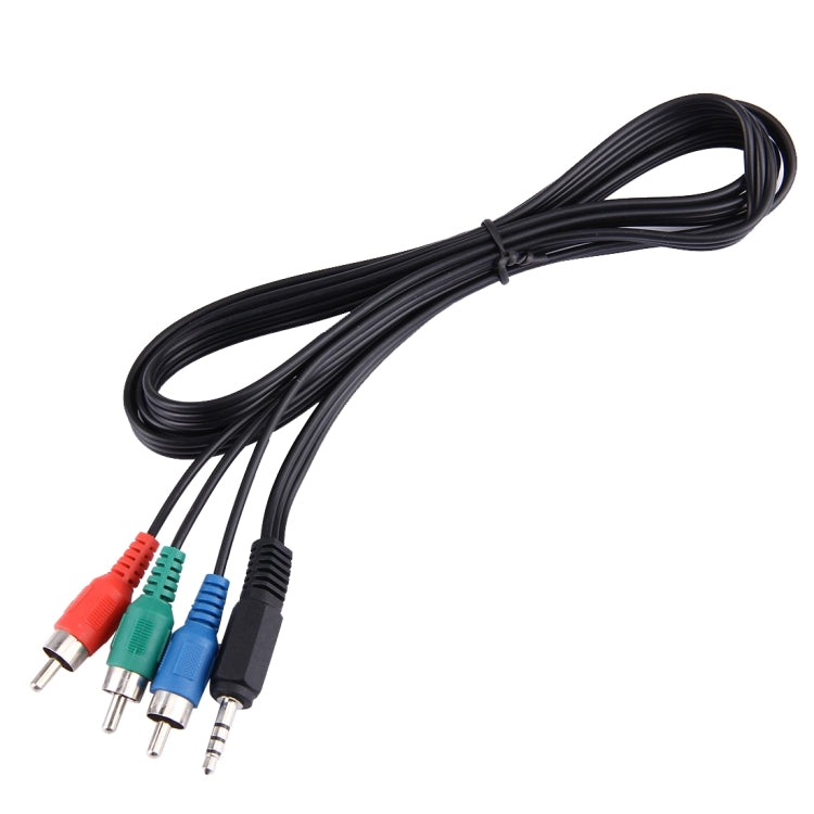 Cavo video componente RGB jack da 3,5 mm da 1,5 m, 3.5mm to 3 RCA, Length: 1.5m