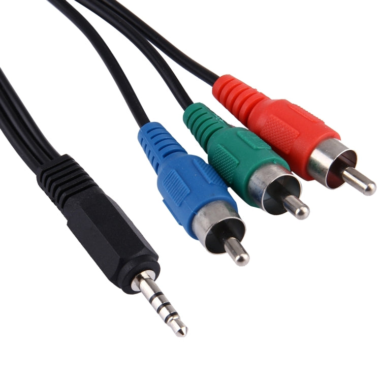 Cavo video componente RGB jack da 3,5 mm da 1,5 m, 3.5mm to 3 RCA, Length: 1.5m