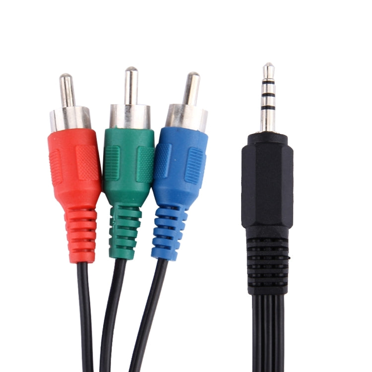 Cavo video componente RGB jack da 3,5 mm da 1,5 m, 3.5mm to 3 RCA, Length: 1.5m
