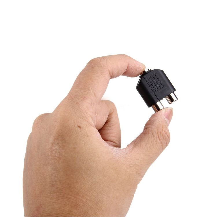 Adattatore femmina da 3,5 mm a 2 RCA femmina