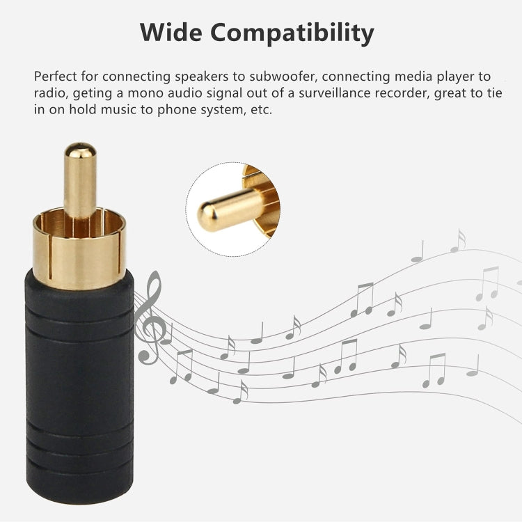 Spina RCA a jack stereo da 6,35 mm, RCA Male to 6.35mm