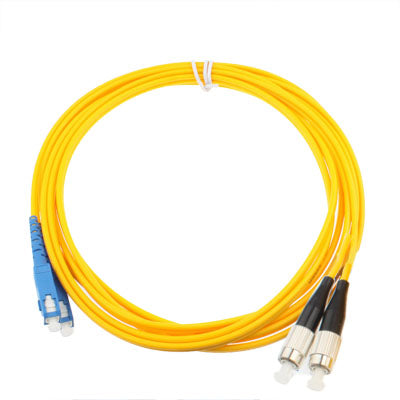 Ponticello in fibra ottica dual-core monomodale SC-FC, lunghezza: 3 m, Dual-Core Single Mode