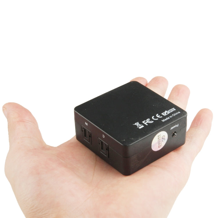 Adattatore di alimentazione SPDIF / TOSLINK Amplificatore splitter audio ottico digitale 1x3 Supporta 5.1, Supports 5.1