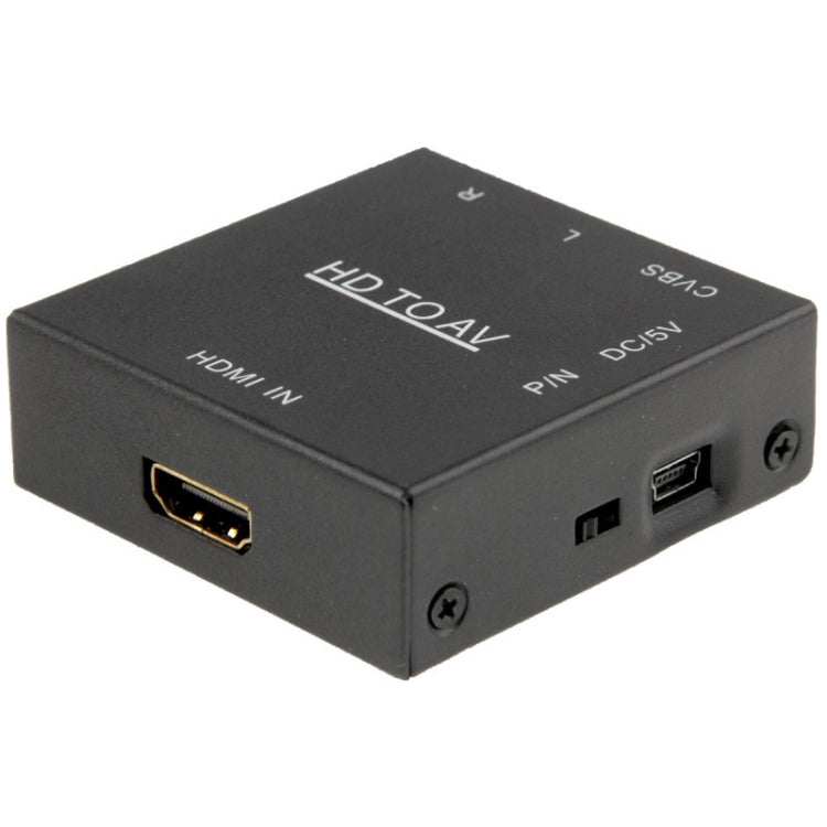 HDV-M610 Adattatore convertitore video Mini Full HD 1080P da HDMI a AV/CVBS, HDMI to AV/CVBS (Mini)