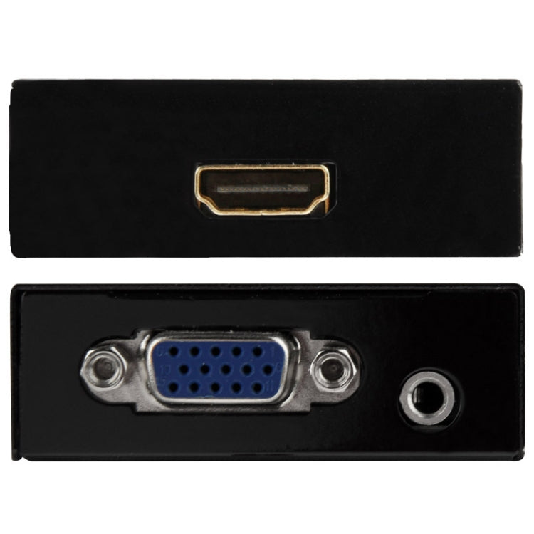 Adattatore convertitore audio video digitale HD 1080P HDMI Mini VGA a HDMI Scaler Box per PC / HDTV, HD 1080P