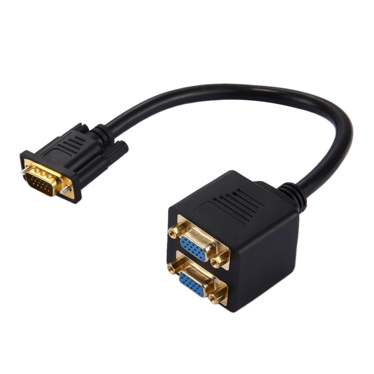 Cavo sdoppiatore da 30 cm VGA maschio a 2 VGA femmina, VGA Male