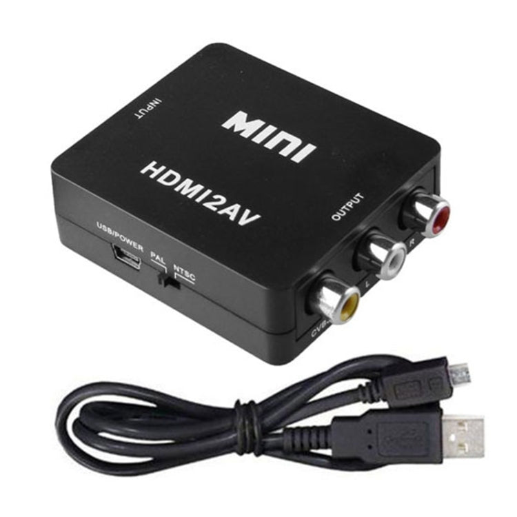 VK-126 Adattatore convertitore video Mini HD HDMI a AV/CVBS, HDMI to AV/CVBS
