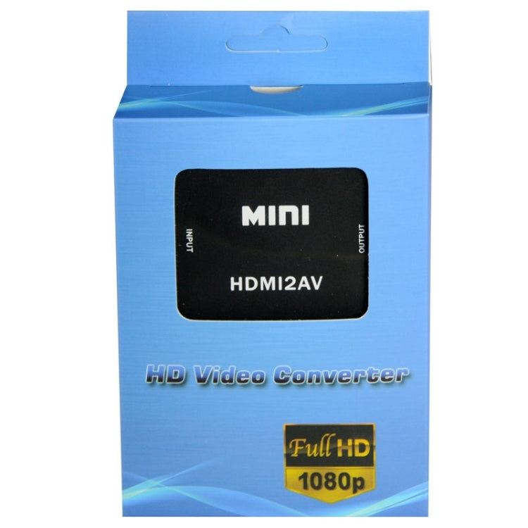 VK-126 Adattatore convertitore video Mini HD HDMI a AV/CVBS, HDMI to AV/CVBS