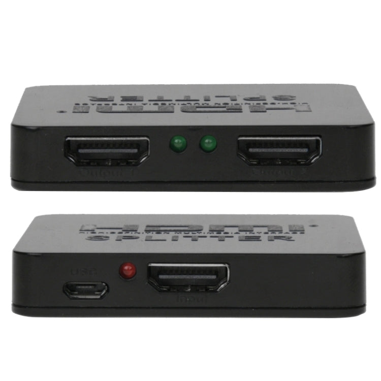 Mini splitter Full HD 4K 1x2 HDMI 3D V1.4b per HDTV/STB/DVD/proiettore/DVR, HDMI V1.4b