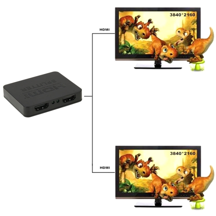 Mini splitter Full HD 4K 1x2 HDMI 3D V1.4b per HDTV/STB/DVD/proiettore/DVR, HDMI V1.4b