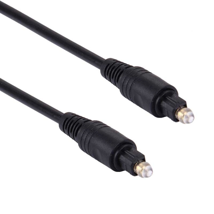 Cavo Toslink in fibra ottica audio digitale, lunghezza cavo: 1 m, diametro esterno: 4,0 mm (placcato oro), 1m