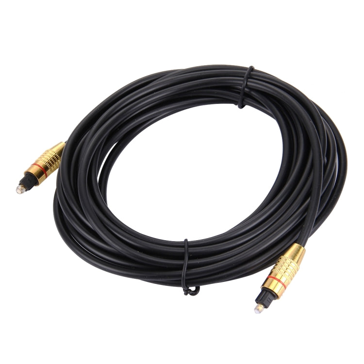 Cavo Toslink in fibra ottica audio digitale, lunghezza cavo: 5 m, diametro esterno: 5,0 mm, 5m