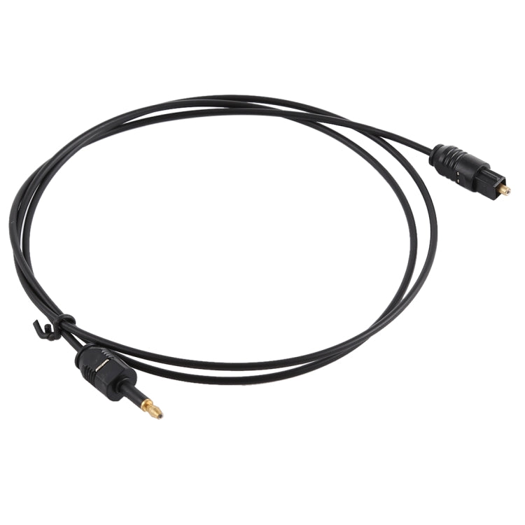 Cavo audio ottico digitale TOSLink maschio a maschio da 3,5 mm, lunghezza: 0,8 m, diametro esterno: 2,2 mm