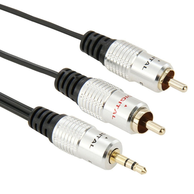 Cavo audio jack stereo da 3,5 mm a 2 RCA maschio, lunghezza: 3 m, 2 RCA, Length: 3m