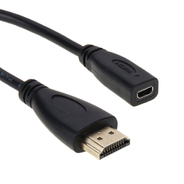 Cavo adattatore HDMI maschio a micro HDMI femmina da 20 cm, HDMI to Micro HDMI
