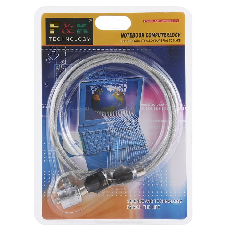 Cavo a catena antifurto per notebook da ufficio, portatile, PC, scrivania, chiave, lucchetto di sicurezza, lunghezza: circa 1,2 m, Length: 1.2m