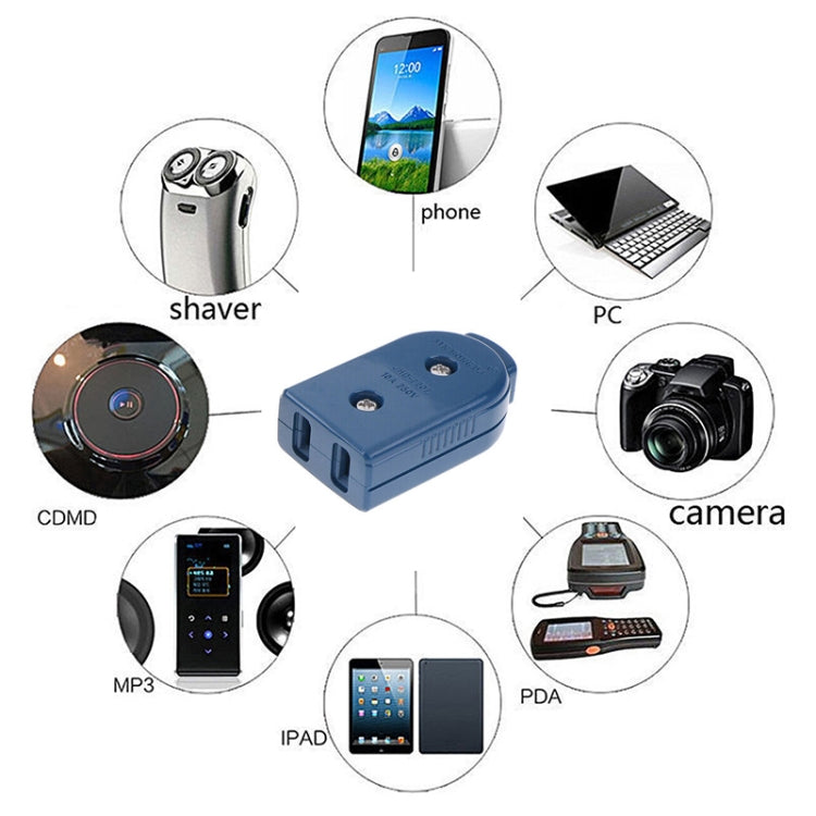 Adattatore per presa di corrente da viaggio universale da parete CA femmina con spina americana, US Plug Female
