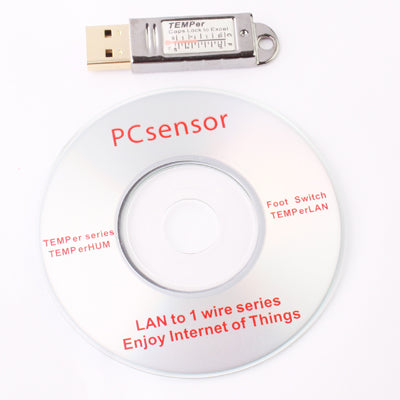 Termometro USB/sensore PC digitale incorporato, intervallo di temperatura: da -67 gradi Fahrenheit a 257 gradi Fahrenheit
