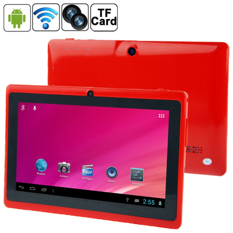 Android 4.0, rotazione menu a 360 gradi, Allwinner A33 Quad Core fino a 1,5 GHz, WiFi, Bluetooth
