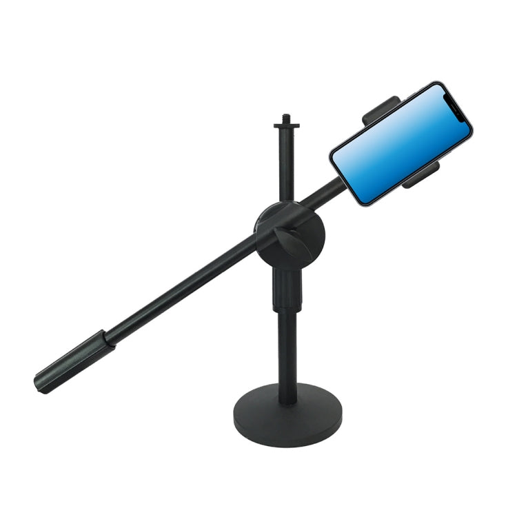 Live Broadcast Adjustable 360 Degree Rotation Photography Mobile Phone Aerial Bracket with Top View, KS-02