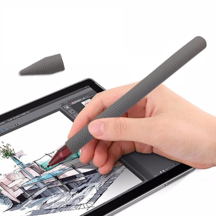 Custodia protettiva in gel di silice con penna stilo per Microsoft Surface Pro 5/6