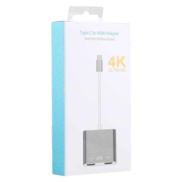 Uscita doppia interfaccia HDMI 4K Ultra HD su adattatore USB-C/Type-C