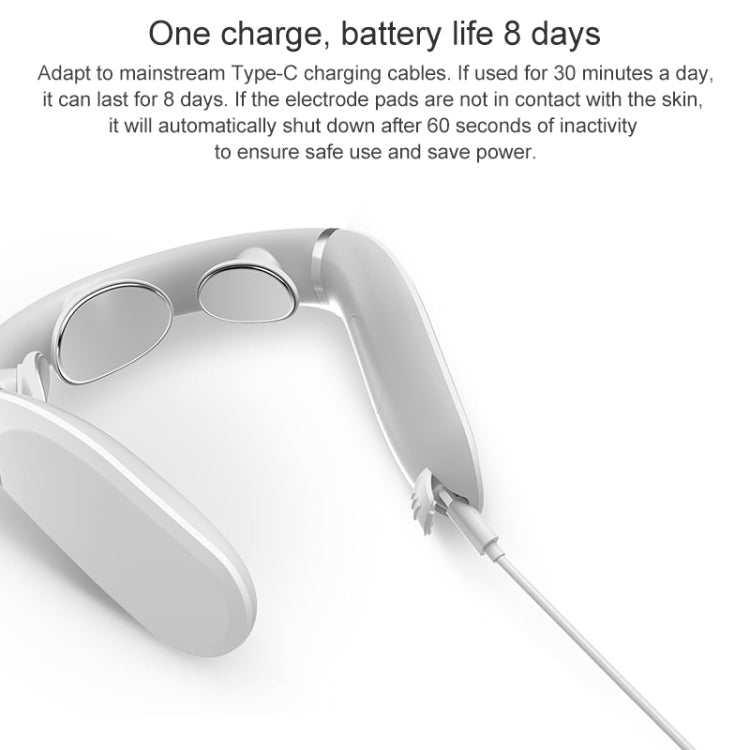 Massaggiatore per collo originale Xiaomi G2 Jeeback Dispositivo per massaggio riscaldante a infrarossi lontani a forma di L (bianco), G2