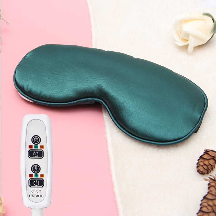 Maschera per gli occhi per dormire con moxa di seta riscaldante con ricarica USB