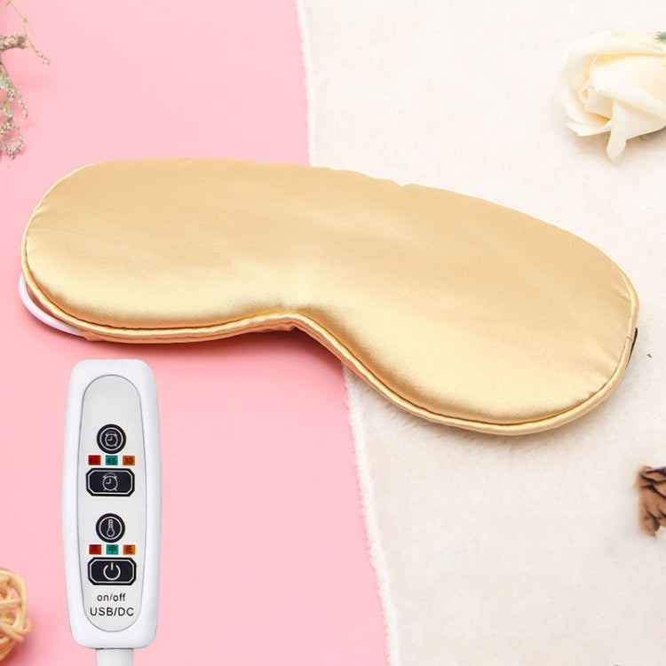 Maschera per gli occhi per dormire con moxa di seta riscaldante con ricarica USB