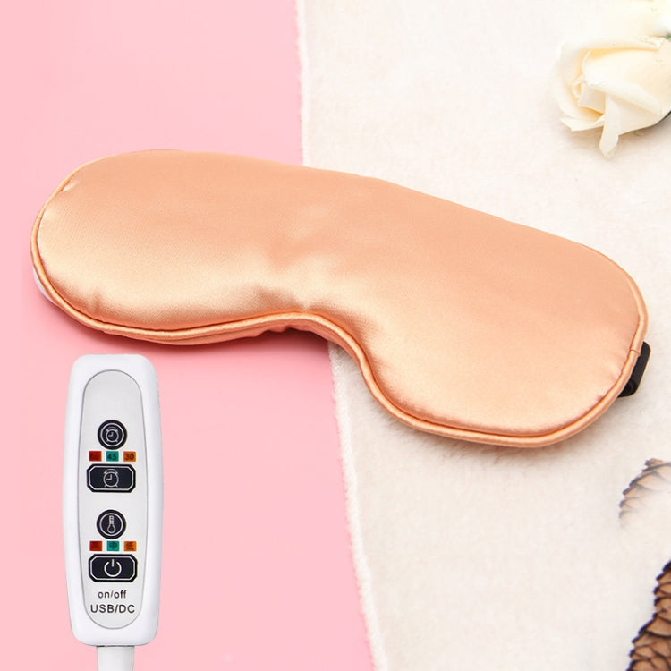 Maschera per gli occhi per dormire con moxa di seta riscaldante con ricarica USB