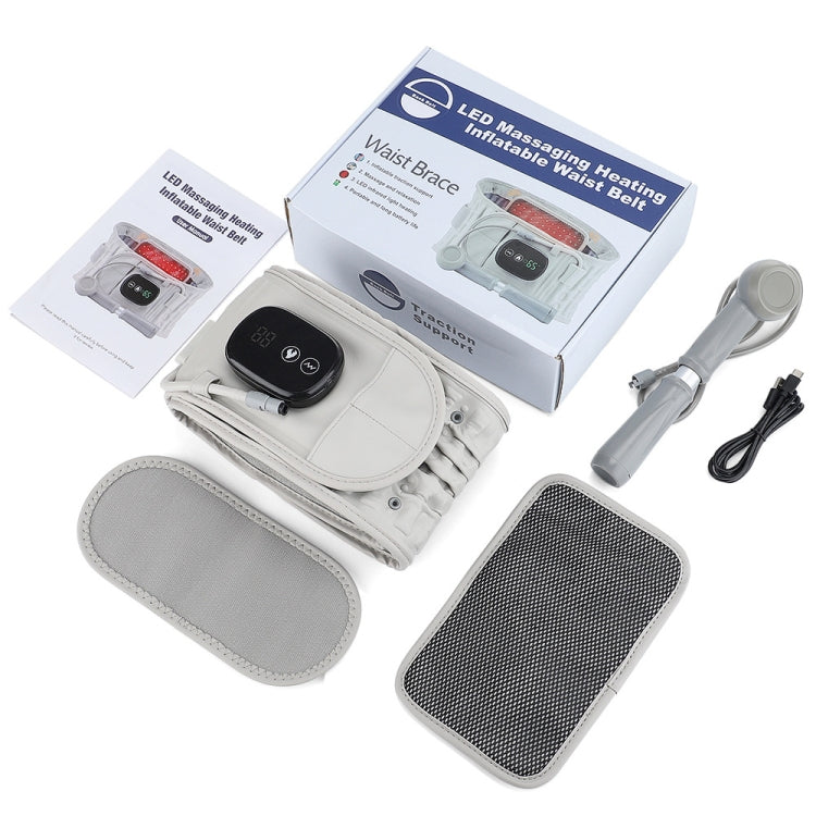 Cintura gonfiabile per massaggio ricaricabile Hailicare Cintura riscaldante elettrica calda senza borsa in tessuto, Protection Belt